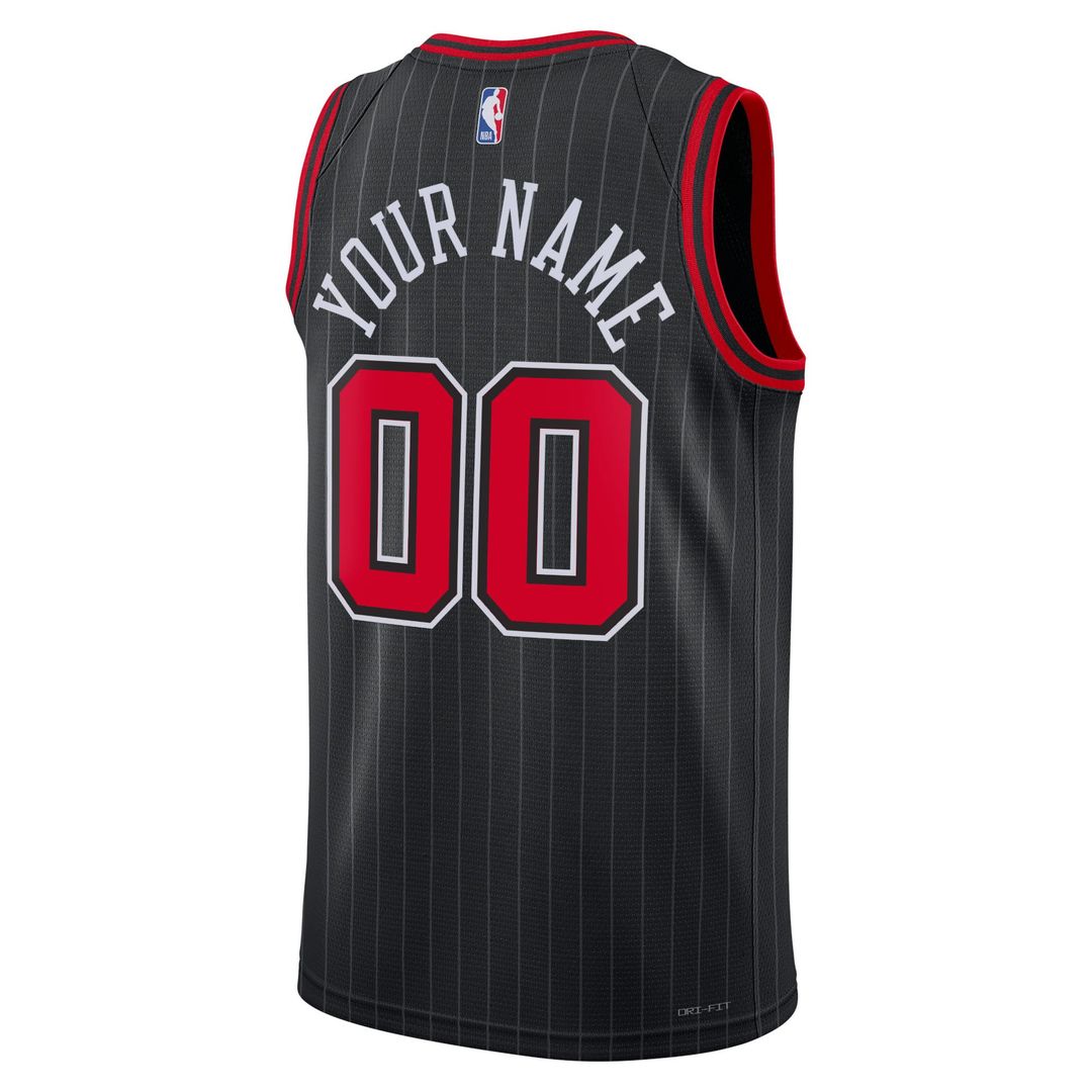 Chicago Bulls | Unisex 2022/23 Swingman Custom Jersey - Statement Edition - Black
