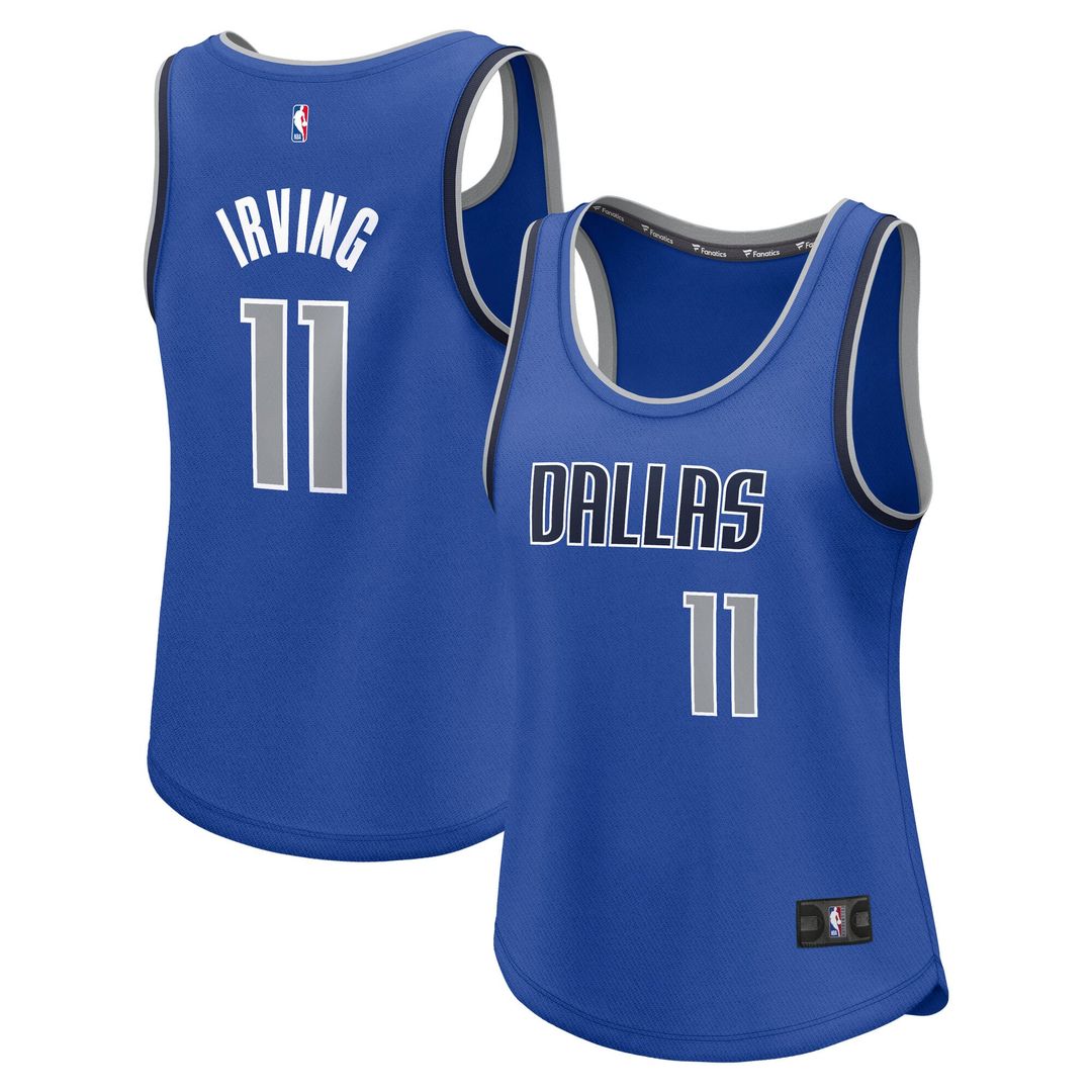 Kyrie Irving | Dallas Mavericks | Women's Fast Break Player Jersey - Icon Edition - Blue