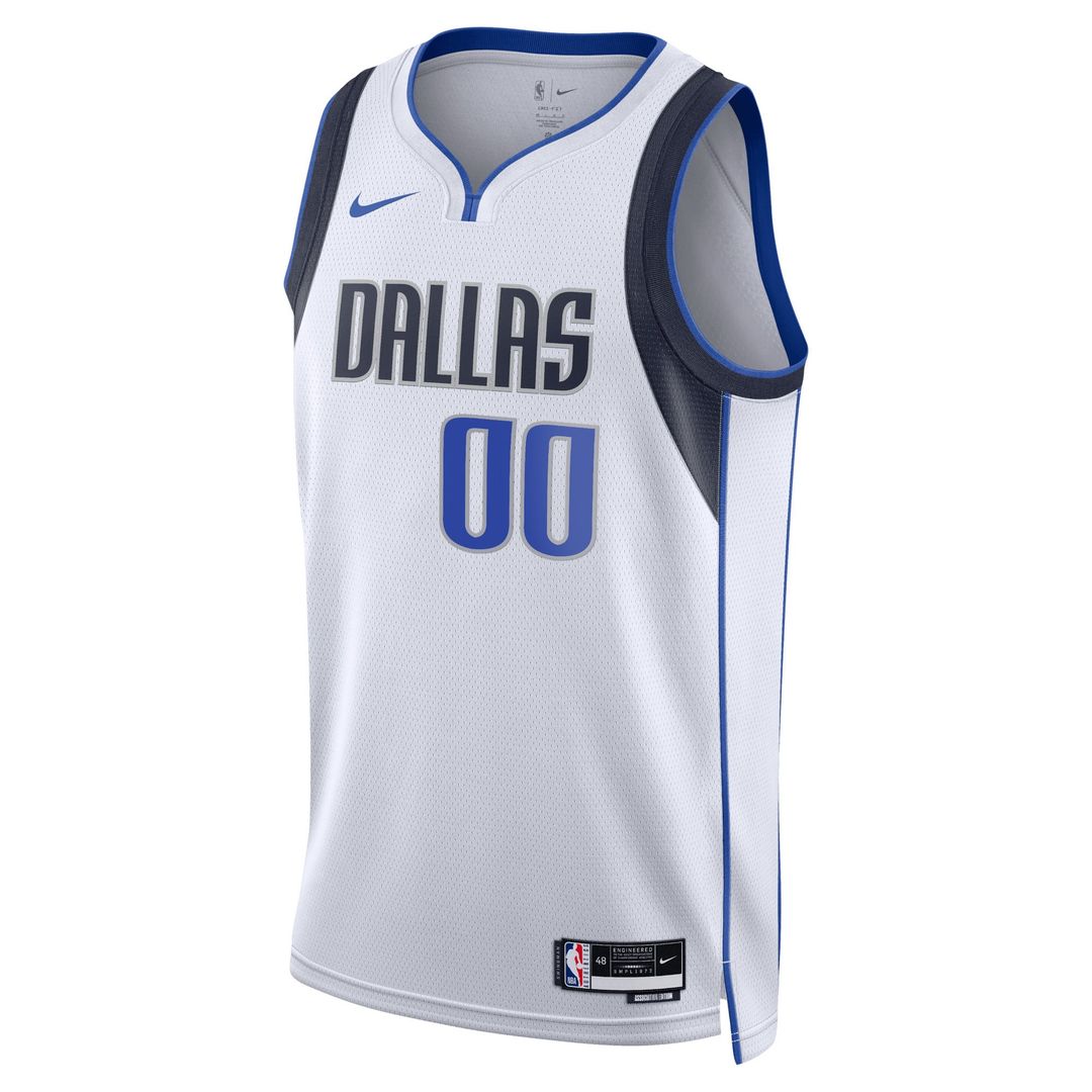 Dallas Mavericks | Unisex Swingman Custom Jersey White - Association Edition