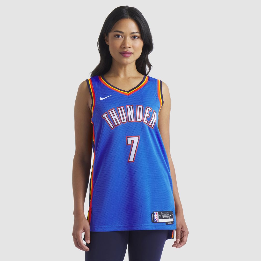 Chet Holmgren | Oklahoma City Thunder | Unisex 2022 NBA Draft First Round Pick Player Swingman Jersey - Icon Edition - Blue