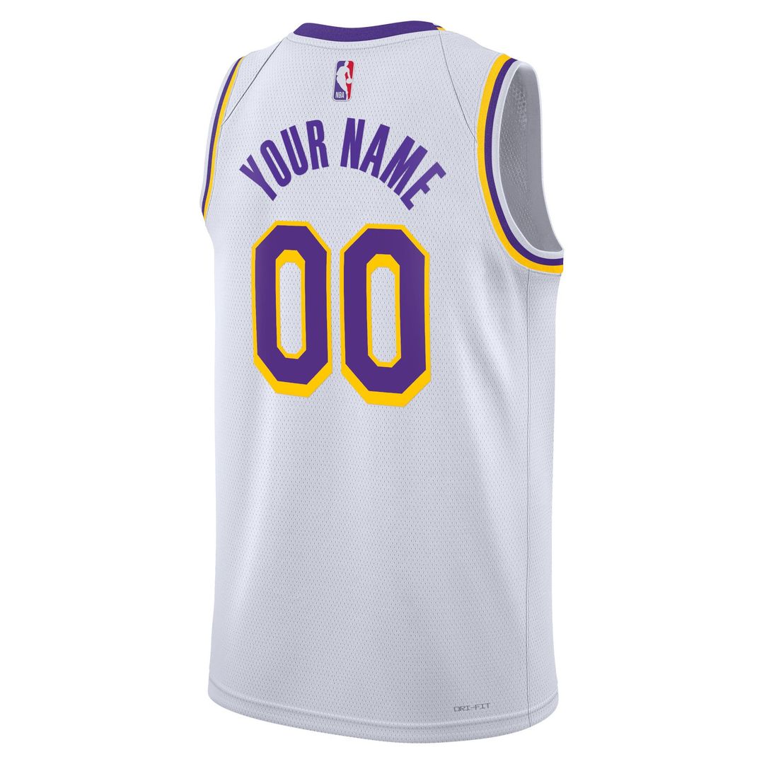 Los Angeles Lakers | Unisex Swingman Custom Jersey Gold - Icon Edition