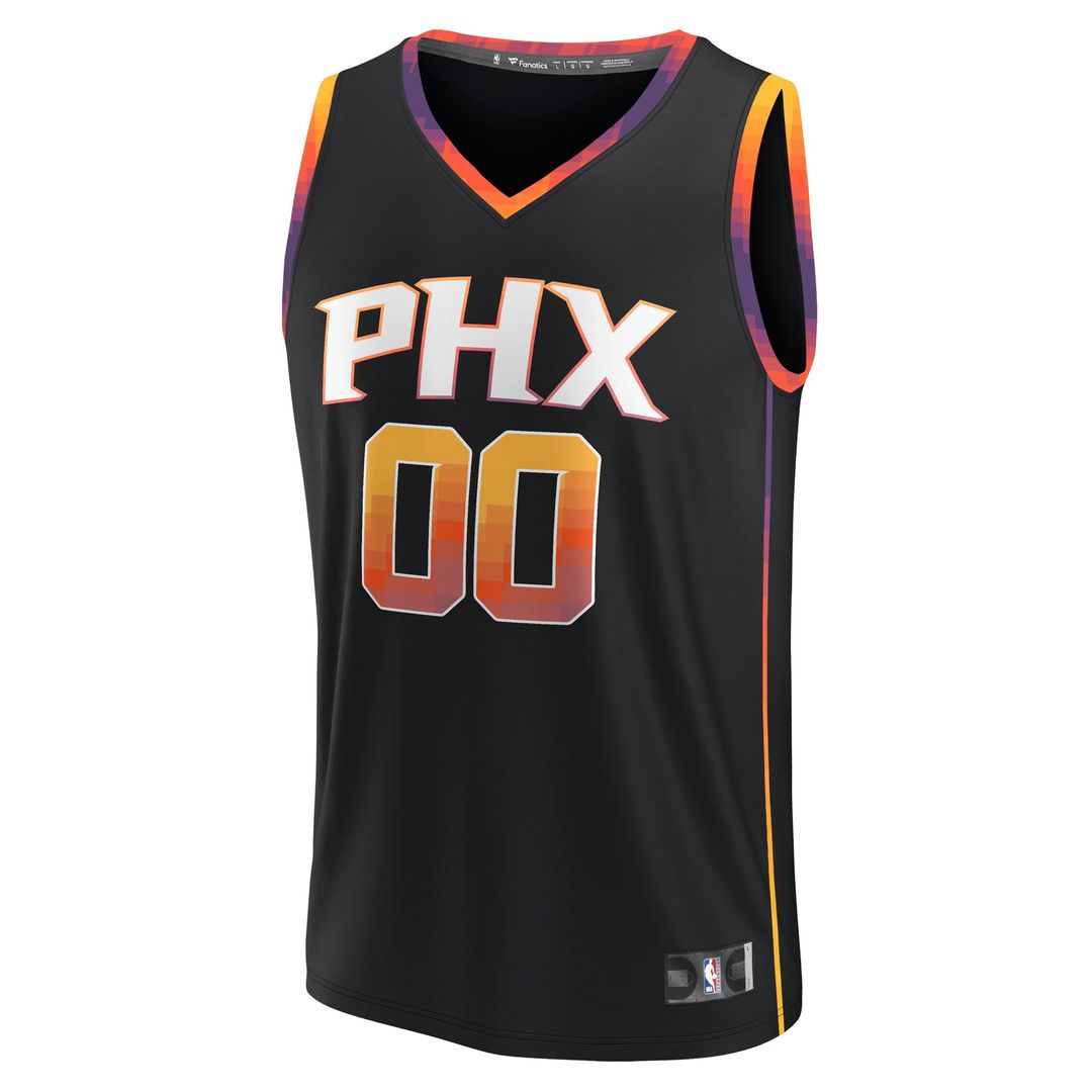 Phoenix Suns | Fast Break Custom Replica Jersey - Black - Statement Edition