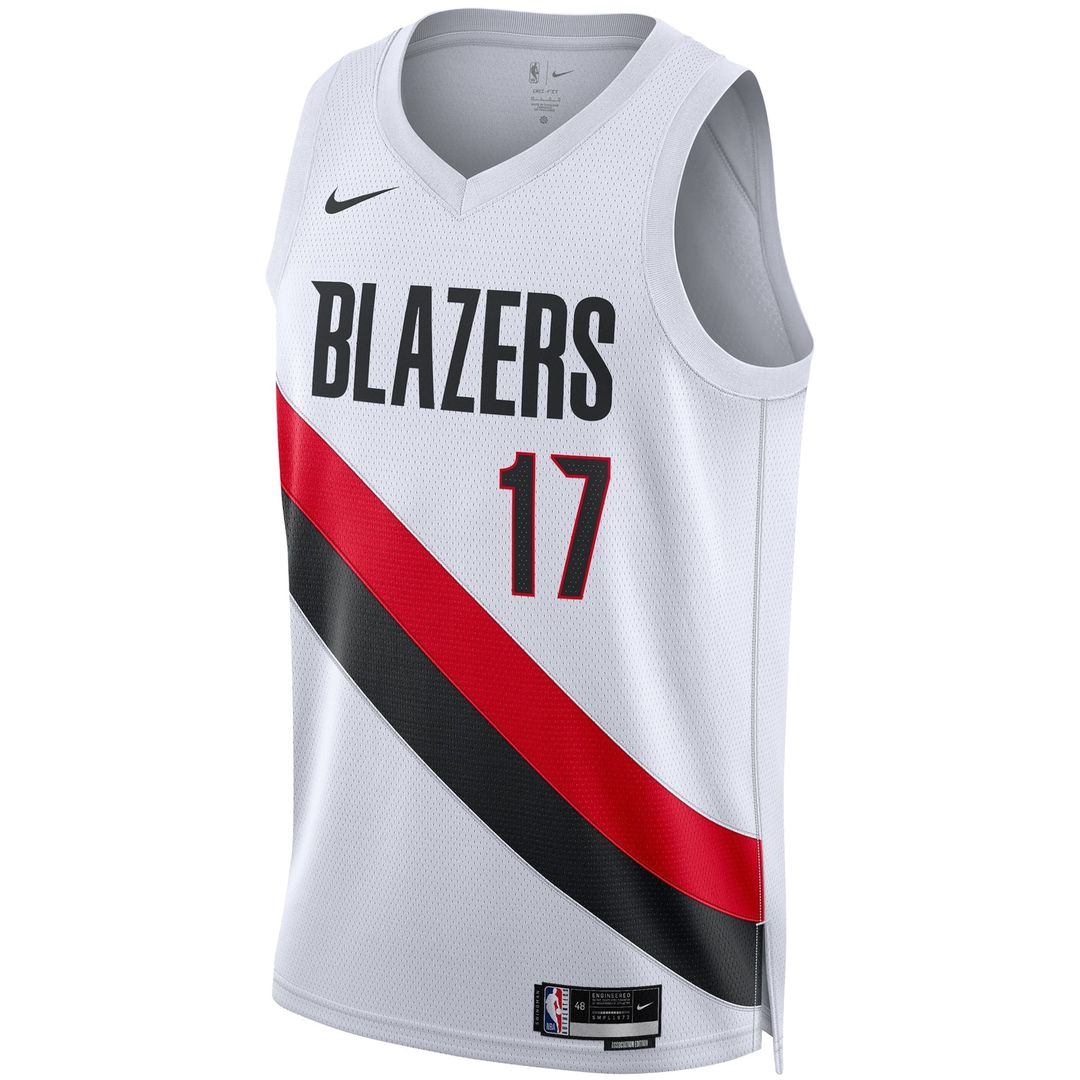 Shaedon Sharpe | Portland Trail Blazers | Unisex Swingman Player Jersey - Association Edition - White