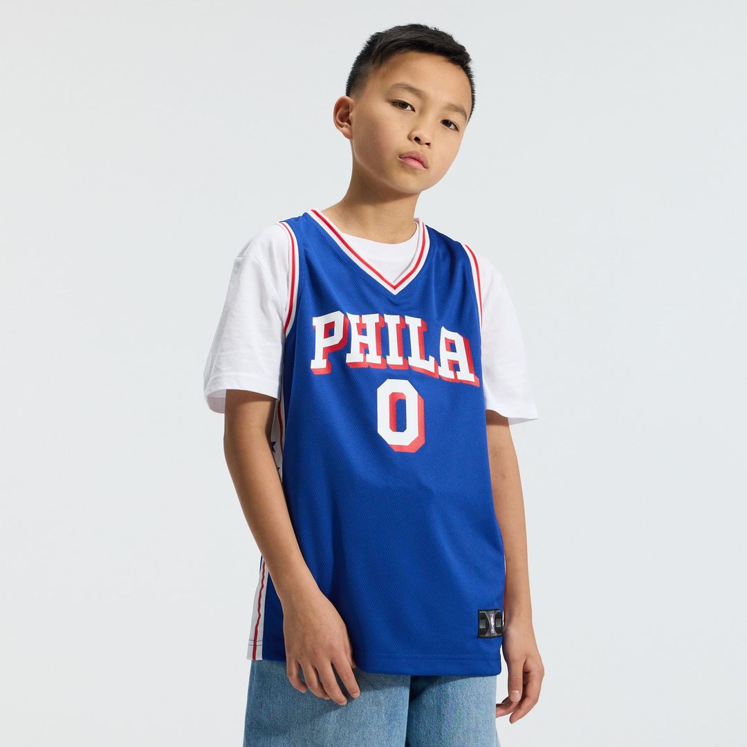 Tyrese Maxey | Philadelphia 76ers | Youth Fast Break Replica Player Jersey - Icon Edition - Royal