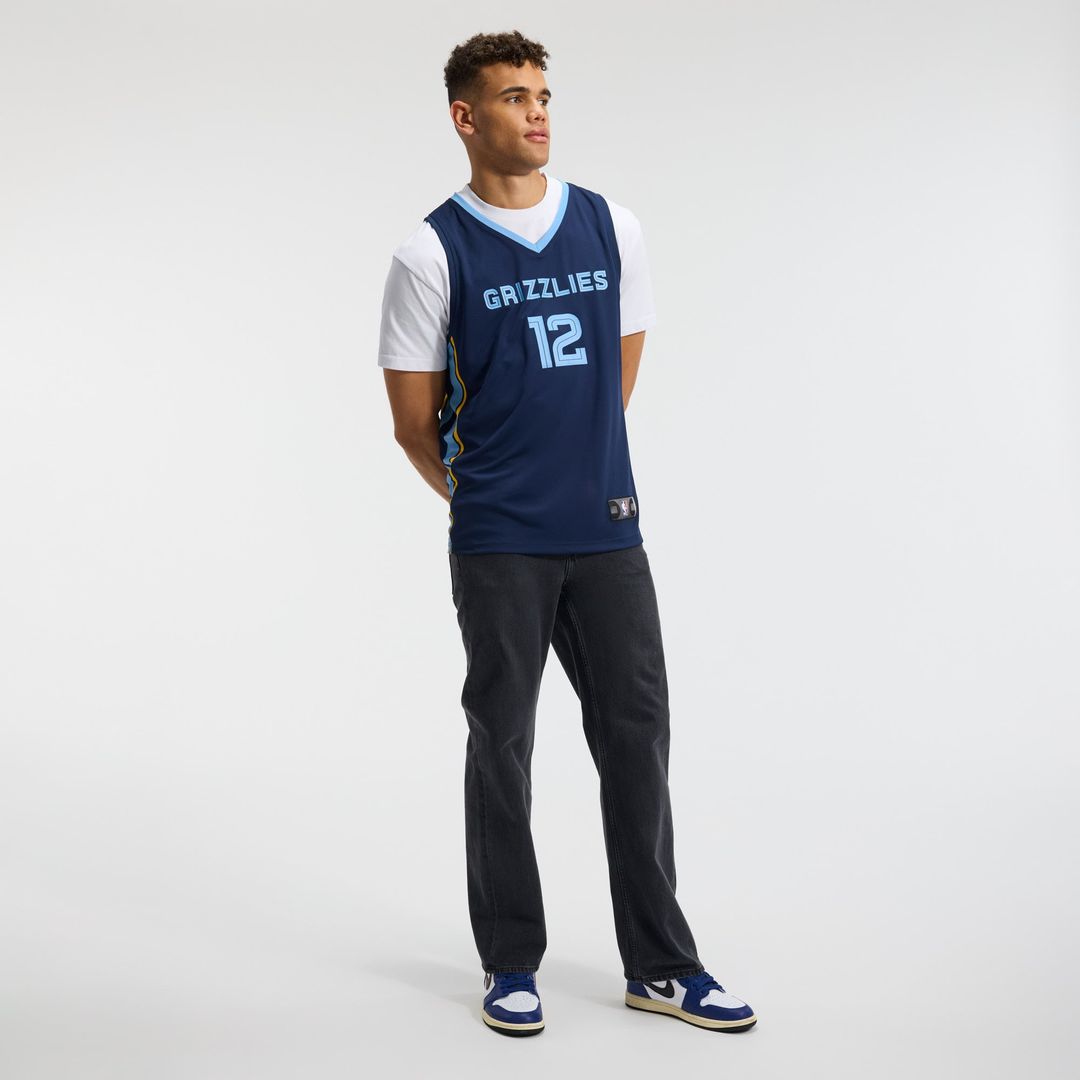 Ja Morant | Memphis Grizzlies | Fast Break Replica Player Jersey - Icon Edition - Navy