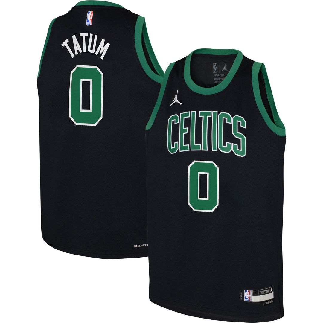 Jayson Tatum | Boston Celtics | Youth Swingman Jersey - Statement Edition - Black