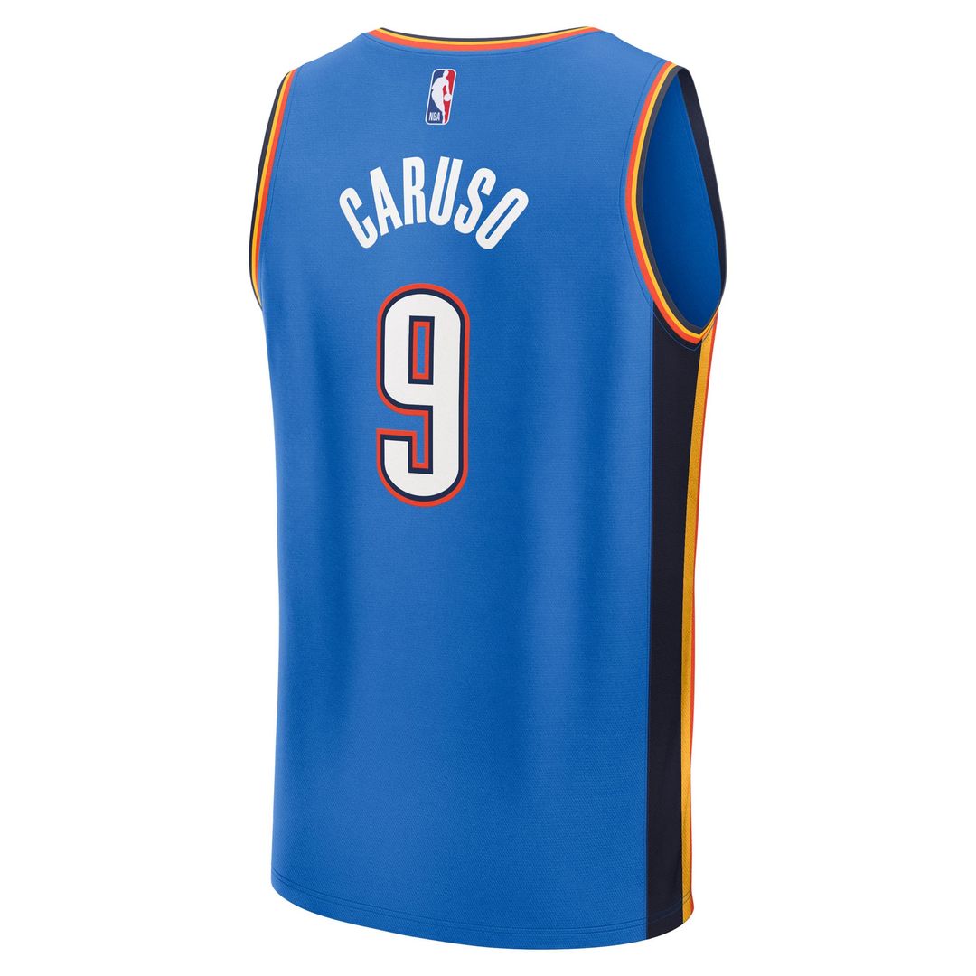 Alex Caruso | Oklahoma City Thunder | Youth 2025 NBA Finals Champions Fast Break Replica Player Jersey - Blue - Icon Edition