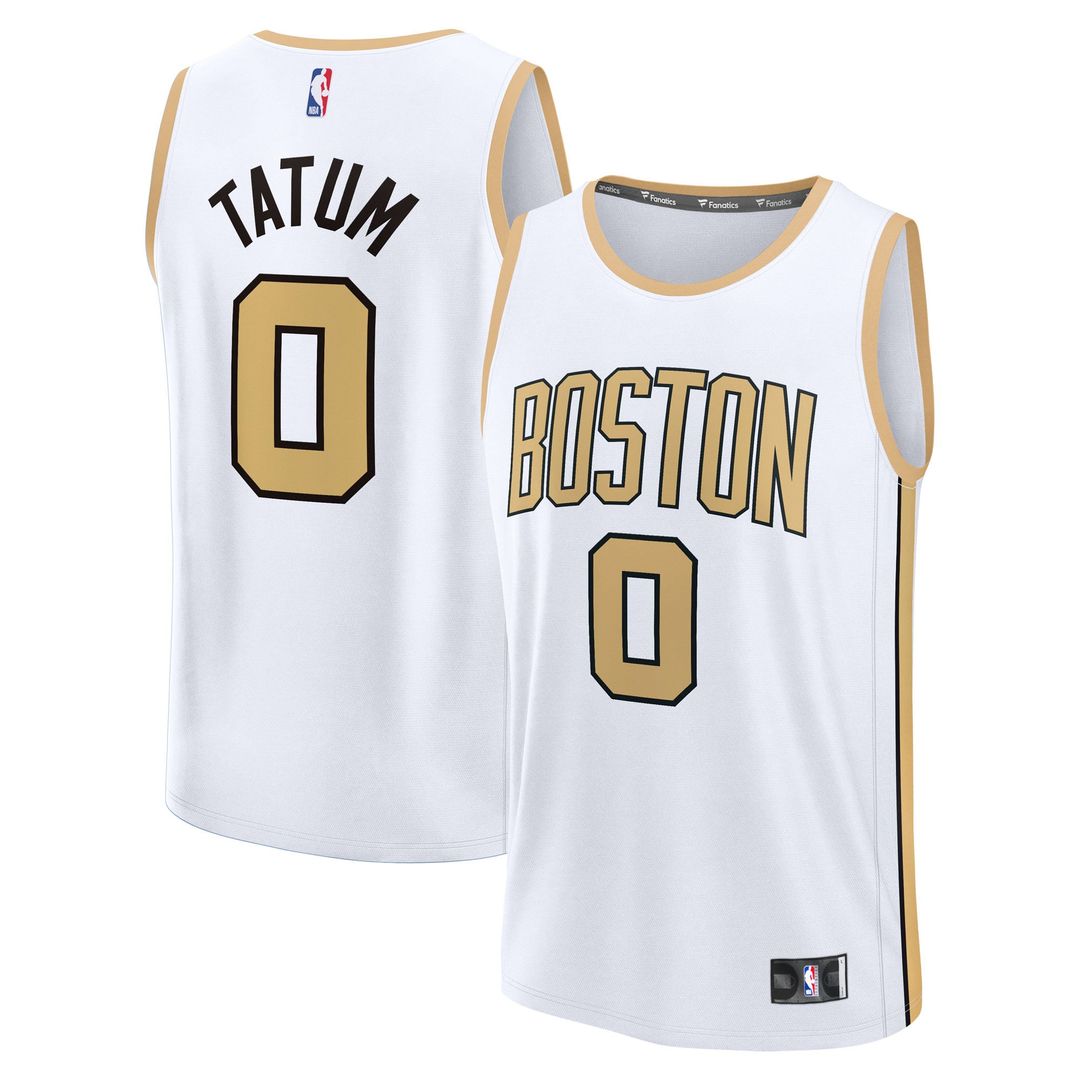 Jayson Tatum | Boston Celtics | 2025/26 City Edition Fast Break Jersey - White