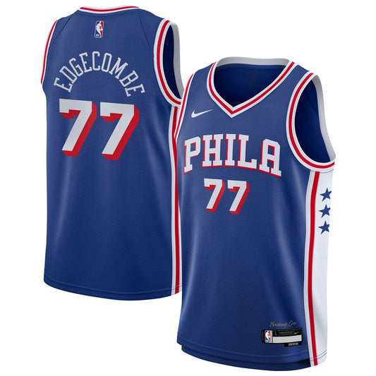 VJ Edgecombe | Philadelphia 76ers | Youth Swingman Jersey - Icon Edition - Royal