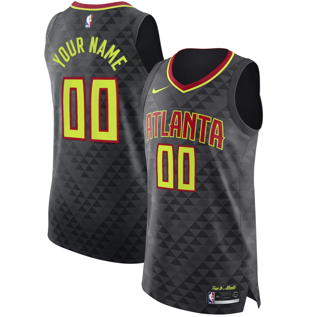 Atlanta Hawks | Custom Jersey Black - Icon Edition