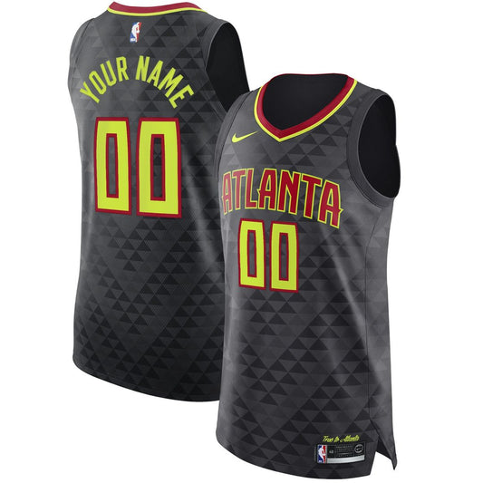 Atlanta Hawks | Custom Jersey Black - Icon Edition