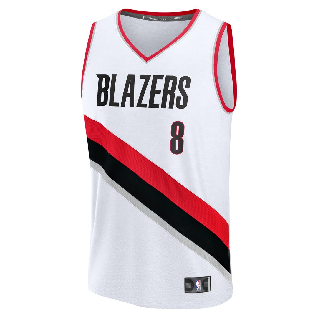 Deni Avdija | Portland Trail Blazers | Fast Break Replica Player Jersey - Association Edition - White