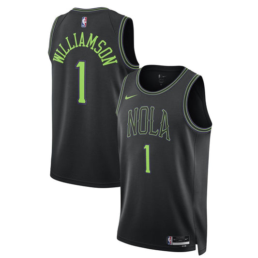 Zion Williamson | New Orleans Pelicans | Unisex 2025/26 Swingman Jersey - Black - City Edition