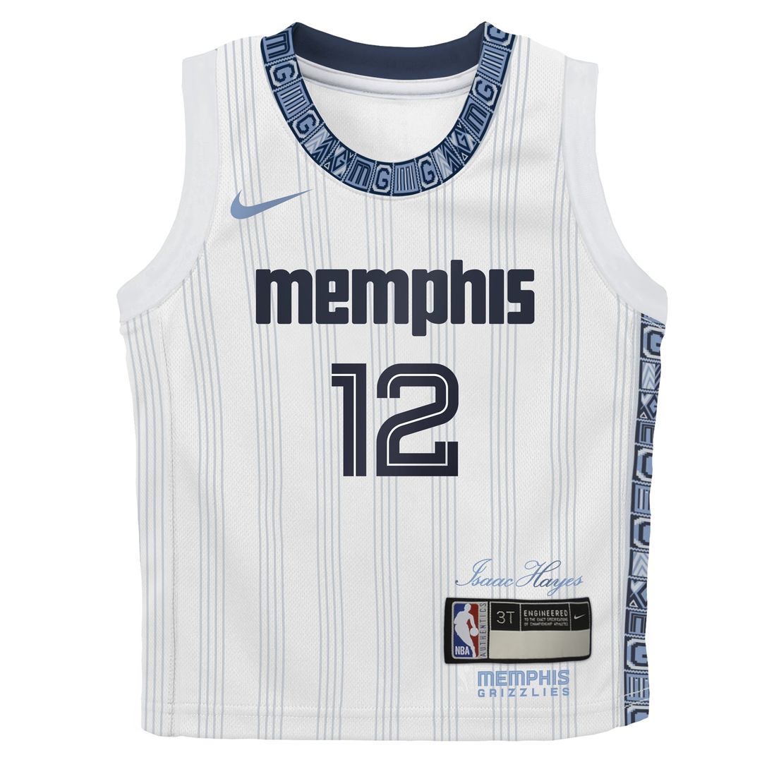 Ja Morant | Memphis Grizzlies | Preschool 2025/26 City Edition Swingman Jersey - White