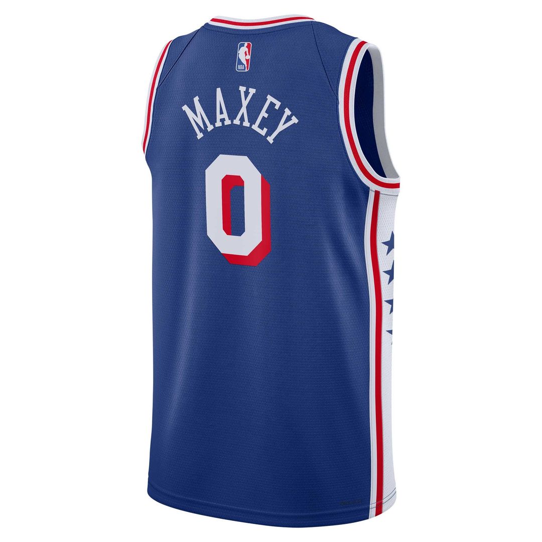 Tyrese Maxey | Philadelphia 76ers | Unisex Swingman Jersey - Icon Edition - Royal
