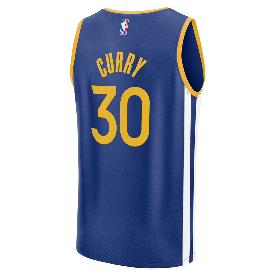 Stephen Curry | Golden State Warriors | Youth Fast Break Replica Player Jersey - Icon Edition - Royal