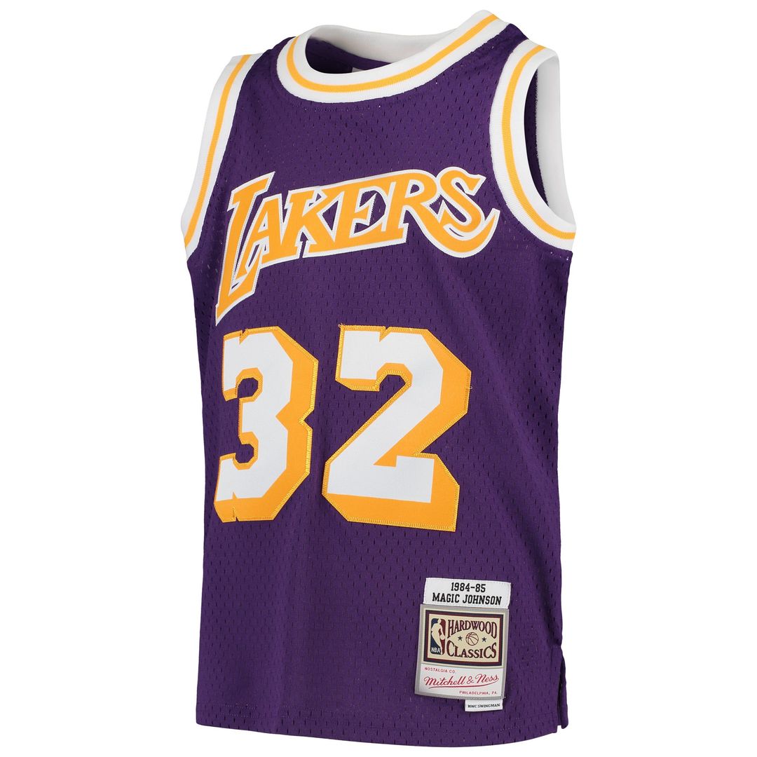 Magic Johnson | Los Angeles Lakers | Youth Swingman Throwback Jersey - Gold