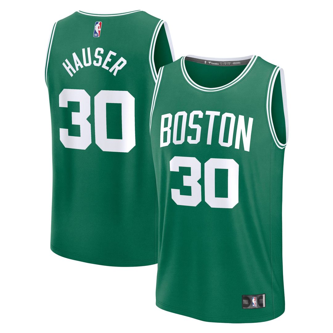 Sam Hauser | Boston Celtics | Fast Break Replica Player Jersey - Icon Edition - Kelly Green