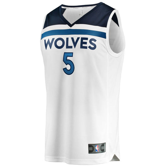 Anthony Edwards | Minnesota Timberwolves | Fast Break Replica Player Jersey - Association Edition - White