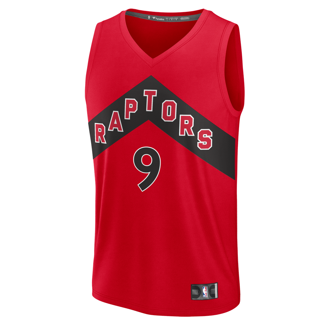 RJ Barrett | Toronto Raptors | Fast Break Jersey - Red - Icon Edition