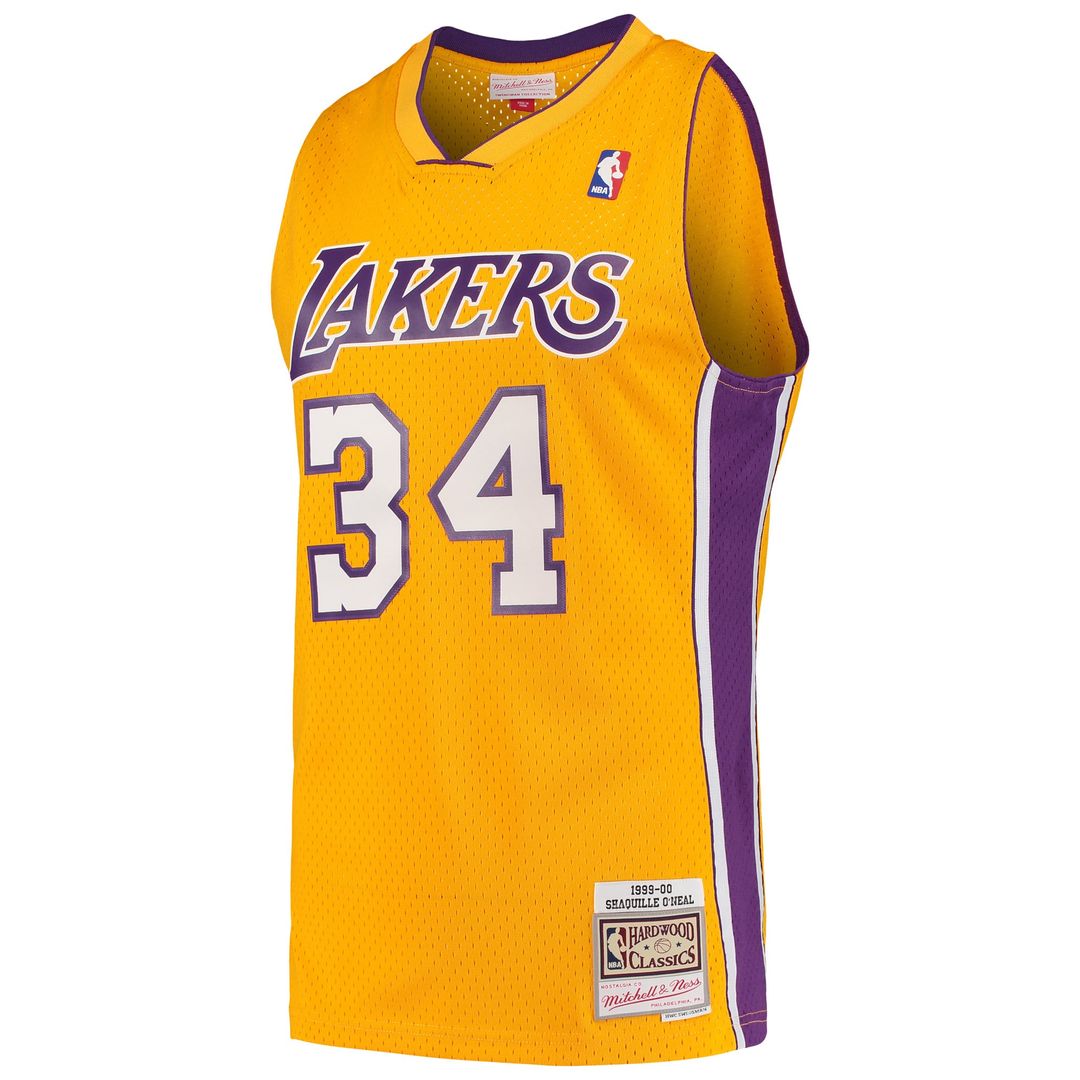 Shaquille O'Neal | Los Angeles Lakers | Hardwood Classics Swingman Jersey - Gold