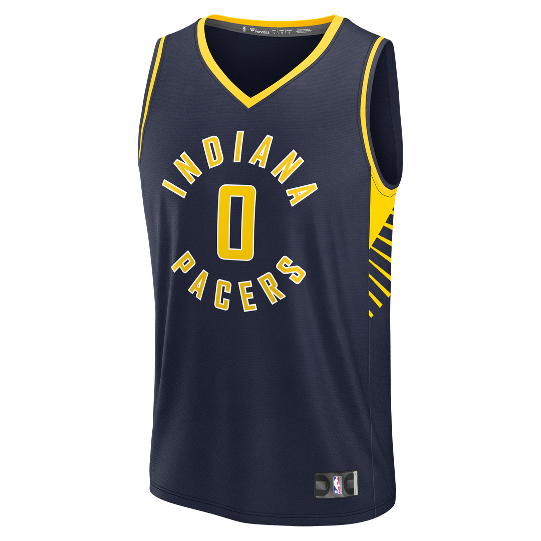Tyrese Haliburton | Indiana Pacers | Youth Fast Break Replica Player Jersey - Navy