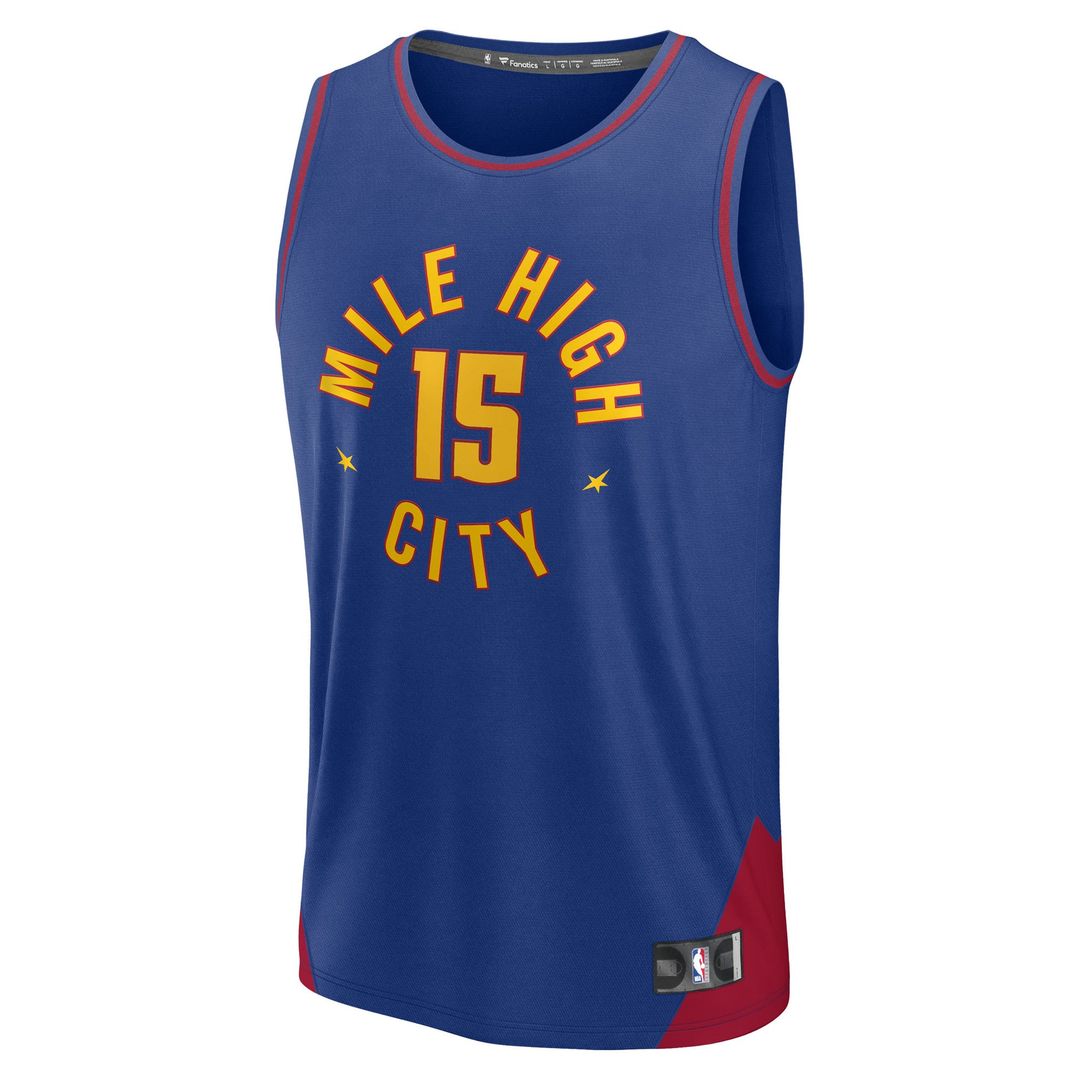 Nikola Jokic | Denver Nuggets | Fast Break Replica Player Jersey - Statement Edition - Blue