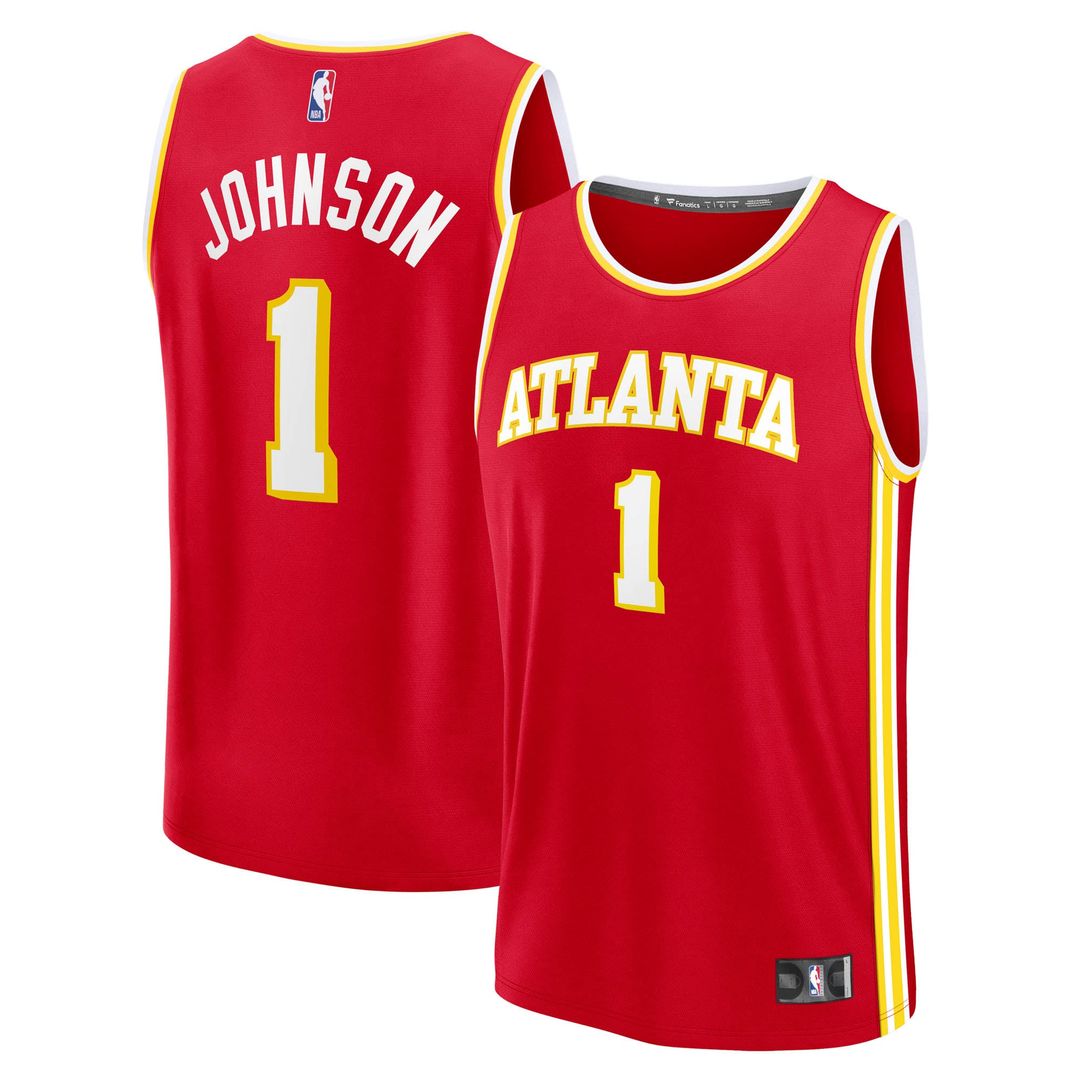 Jalen Johnson | Atlanta Hawks | Fast Break Replica Jersey - Icon Edition - Red