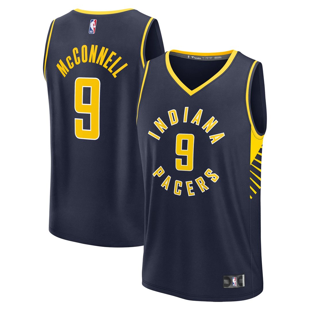T.J. McConnell | Indiana Pacers | Youth Fast Break Replica Player Jersey - Icon Edition - Navy