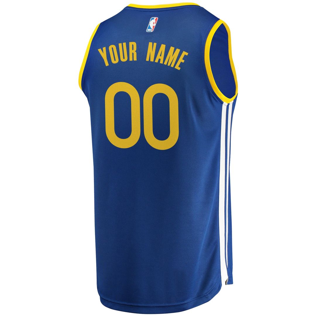 Golden State Warriors | Youth 2019/20 Fast Break Custom Replica Jersey Royal - Icon Edition