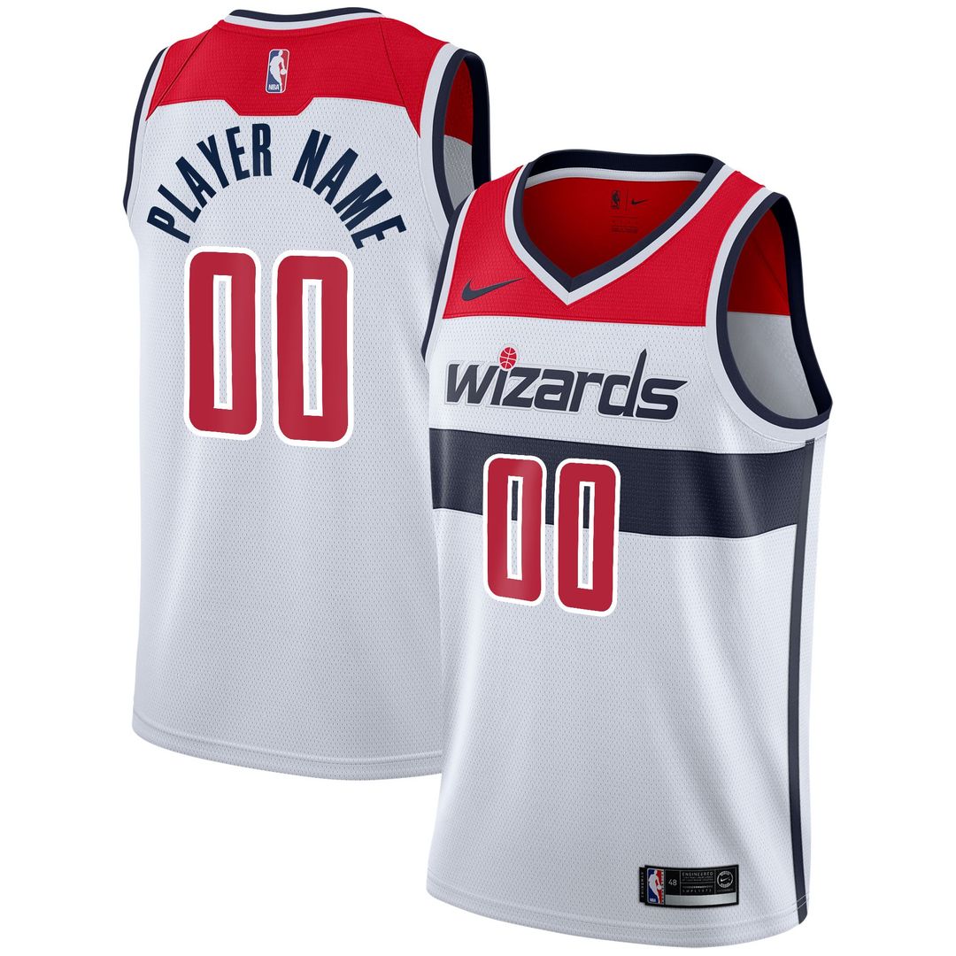 Washington Wizards | 2020/21 Swingman Custom Jersey - Association Edition - White