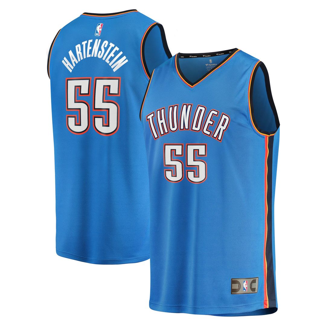 Isaiah Hartenstein | Oklahoma City Thunder | Fast Break Replica Player Jersey - Icon Edition - Blue
