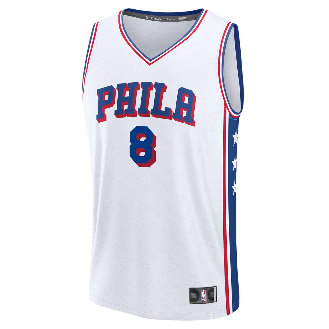 Paul George | Philadelphia 76ers | Youth Fast Break Replica Player Jersey - Association Edition - White
