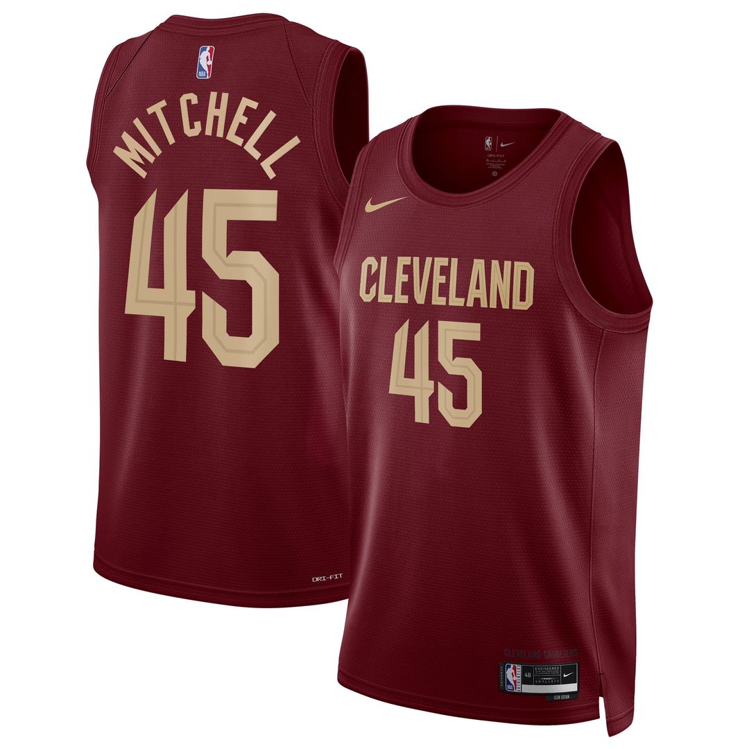 Donovan Mitchell | Cleveland Cavaliers | Unisex Swingman Jersey - Icon Edition - Wine