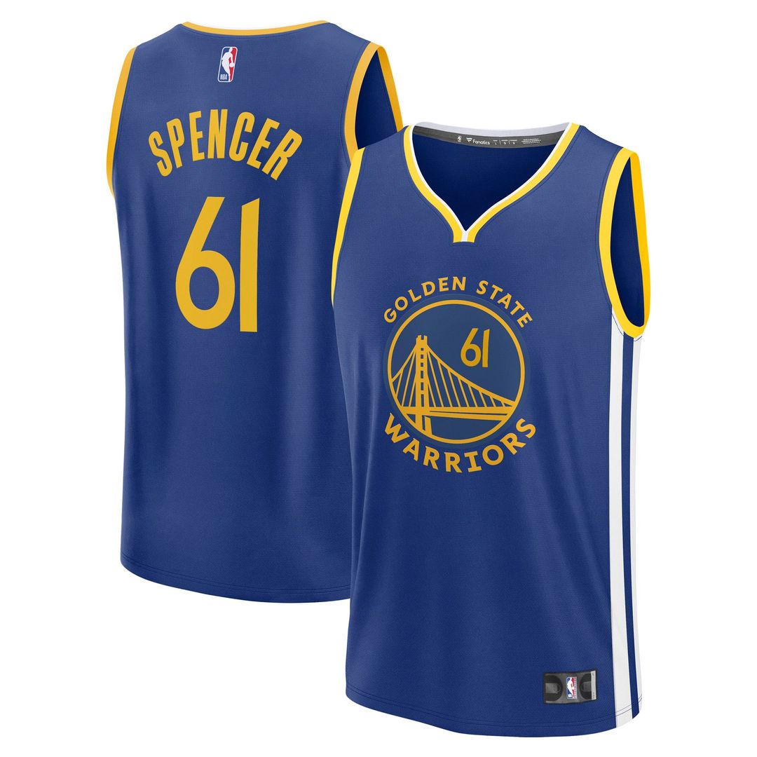 Pat Spencer | Golden State Warriors | Fast Break Replica Player Jersey - Icon Edition - Royal
