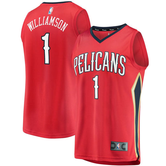 Zion Williamson | New Orleans Pelicans | Replica Fast Break Jersey Red - Statement Edition