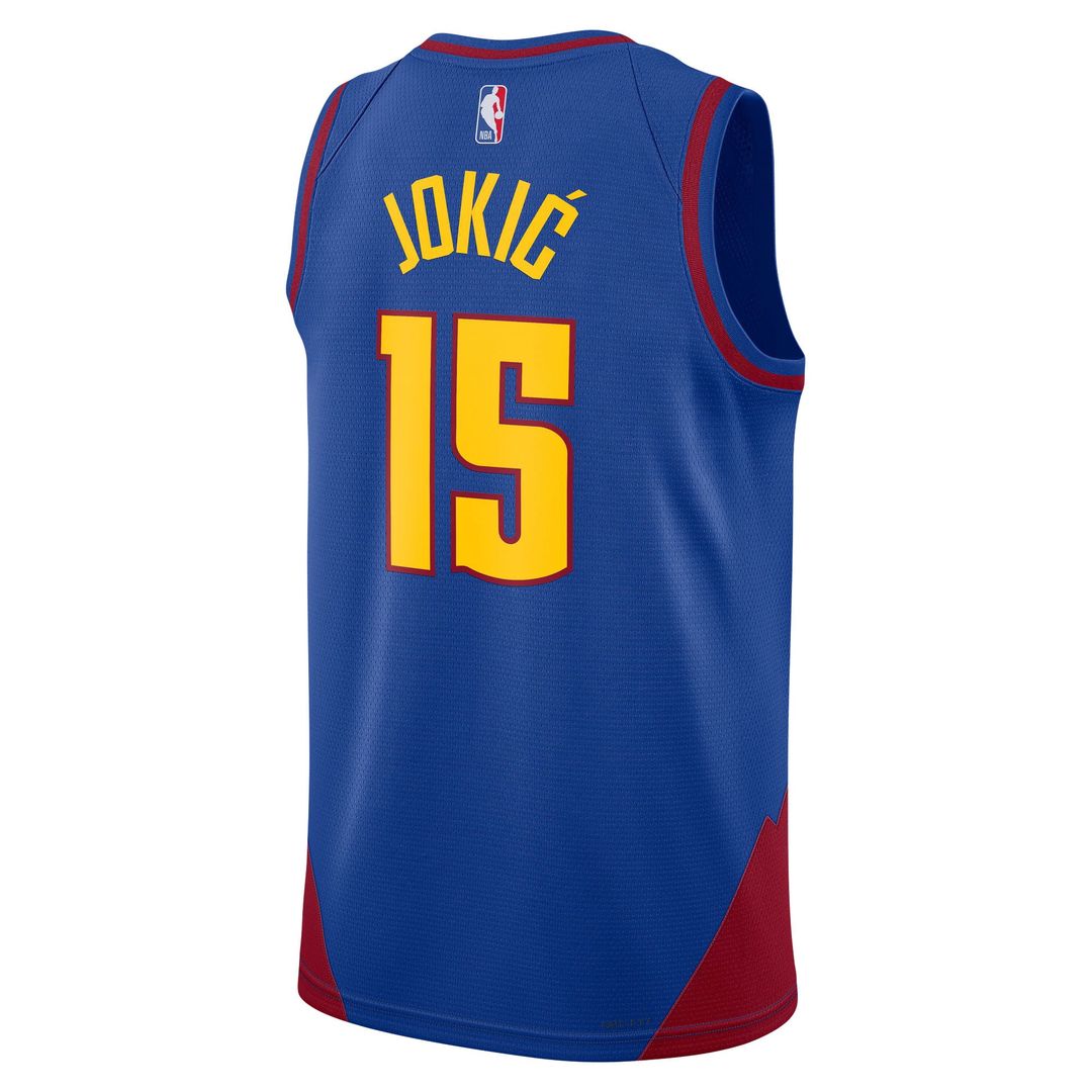 Nikola Jokic | Denver Nuggets | Unisex Swingman Jersey - Statement Edition - Blue