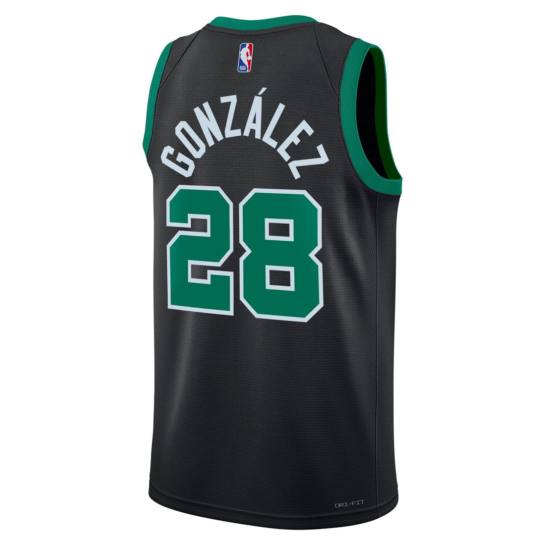 Hugo Gonzalez | Boston Celtics | Unisex Swingman Jersey - Black - Statement Edition