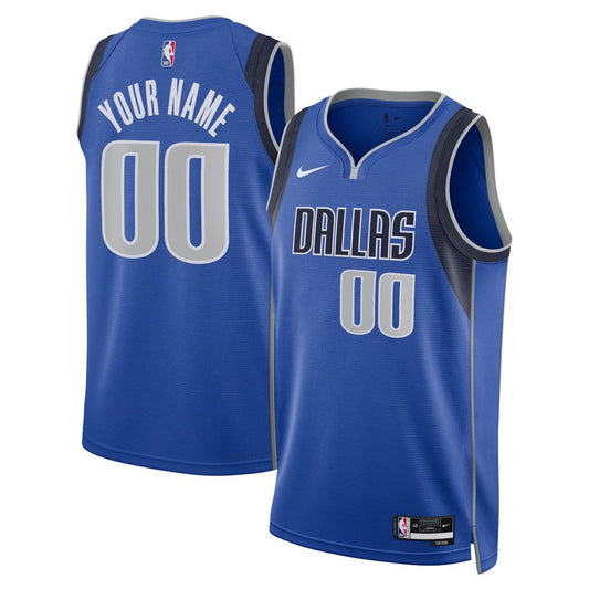 Dallas Mavericks | Unisex Swingman Custom Jersey Blue - Icon Edition