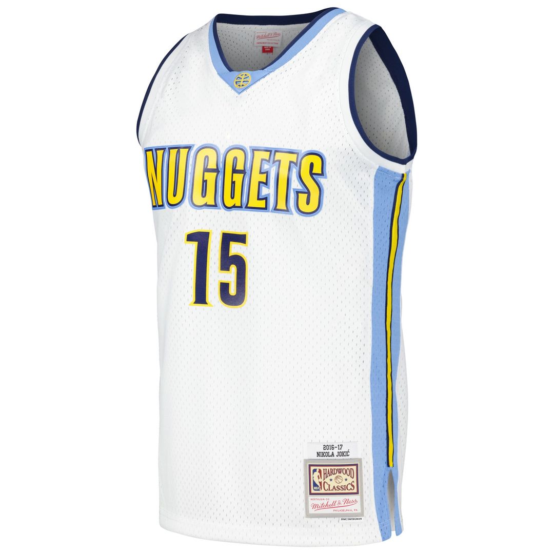 Nikola Jokic | Denver Nuggets | 2016/17 Throwback Swingman Jersey - White