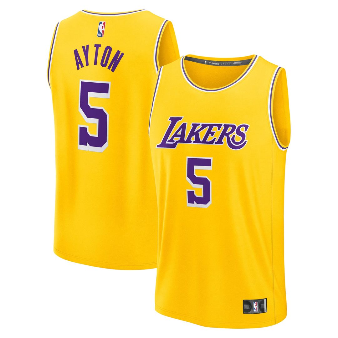Deandre Ayton | Los Angeles Lakers | Fast Break Replica Player Jersey - Icon Edition - Gold
