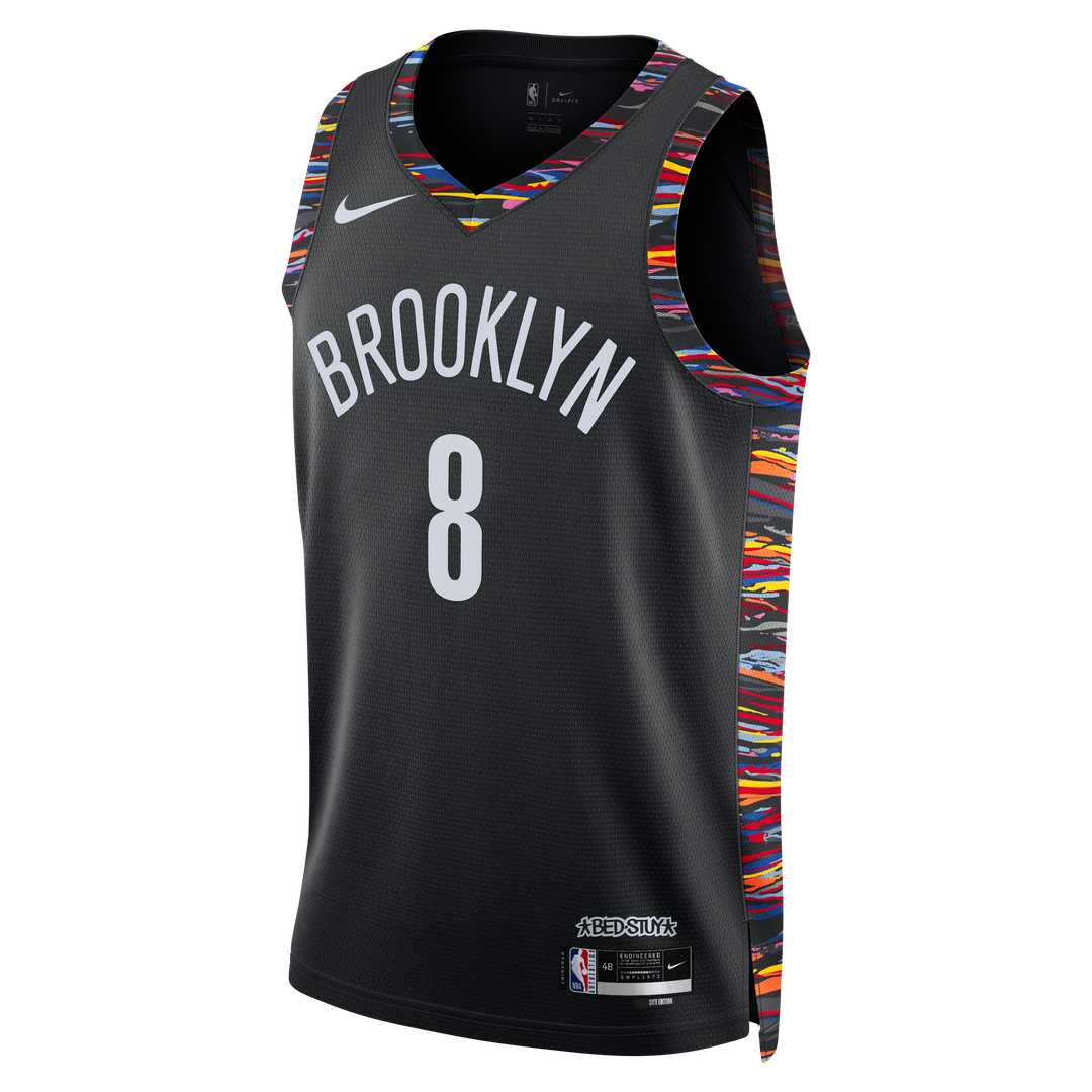 Egor Demin | Brooklyn Nets | Unisex 2025/26 Swingman Jersey - City Edition - Black