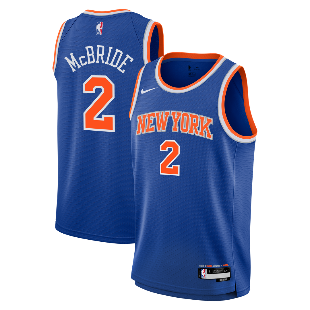 Miles McBride | New York Knicks | Youth Swingman Jersey - Icon Edition - Blue