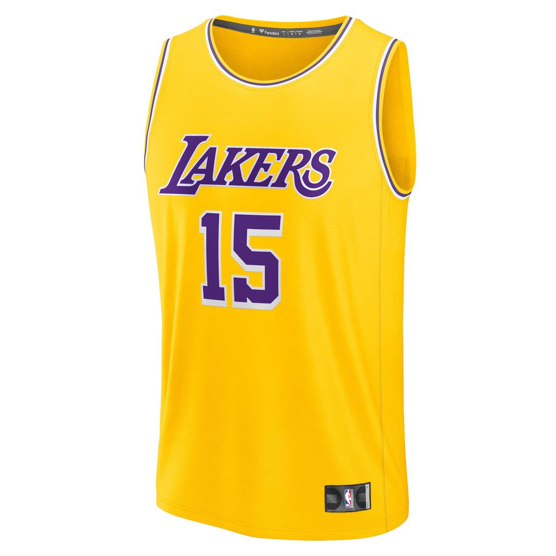 Austin Reaves | Los Angeles Lakers | Fast Break Replica Jersey - Gold - Icon Edition