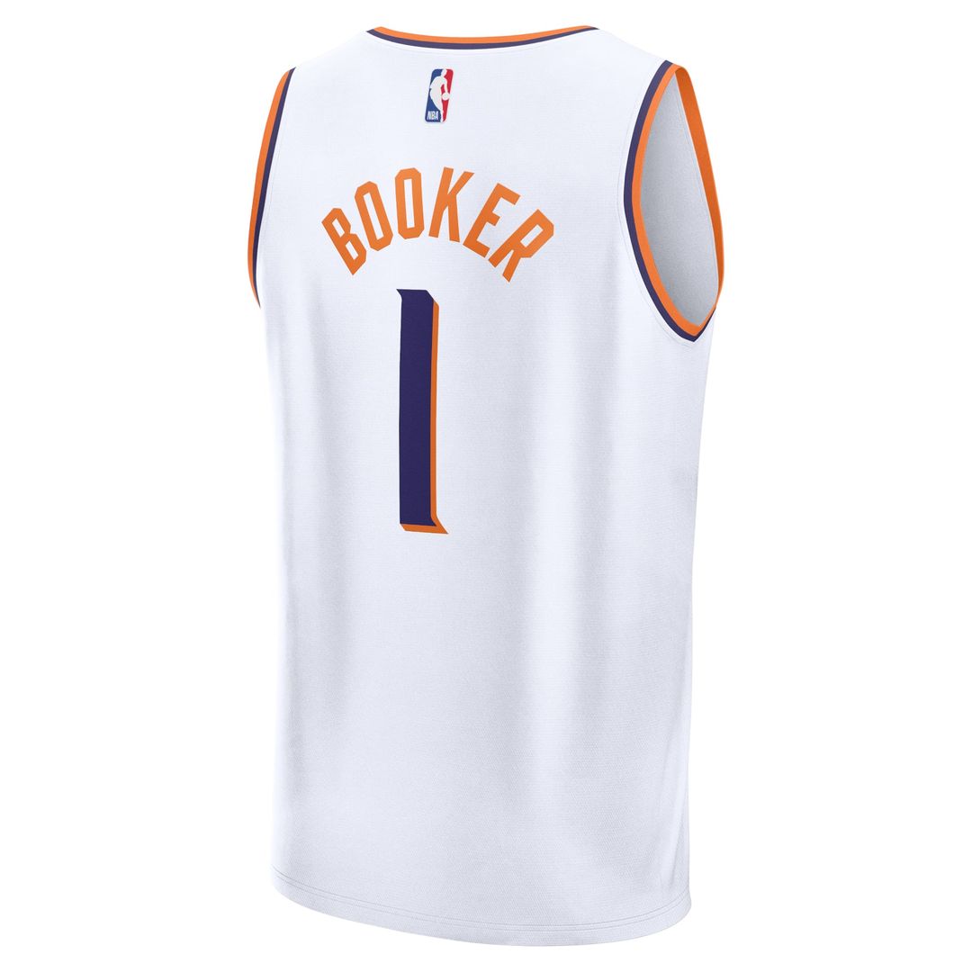 Devin Booker | Phoenix Suns | Fast Break Replica Player Jersey - Association Edition - White