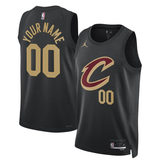 Cleveland Cavaliers | Unisex 2022/23 Swingman Custom Jersey - Statement Edition - Black
