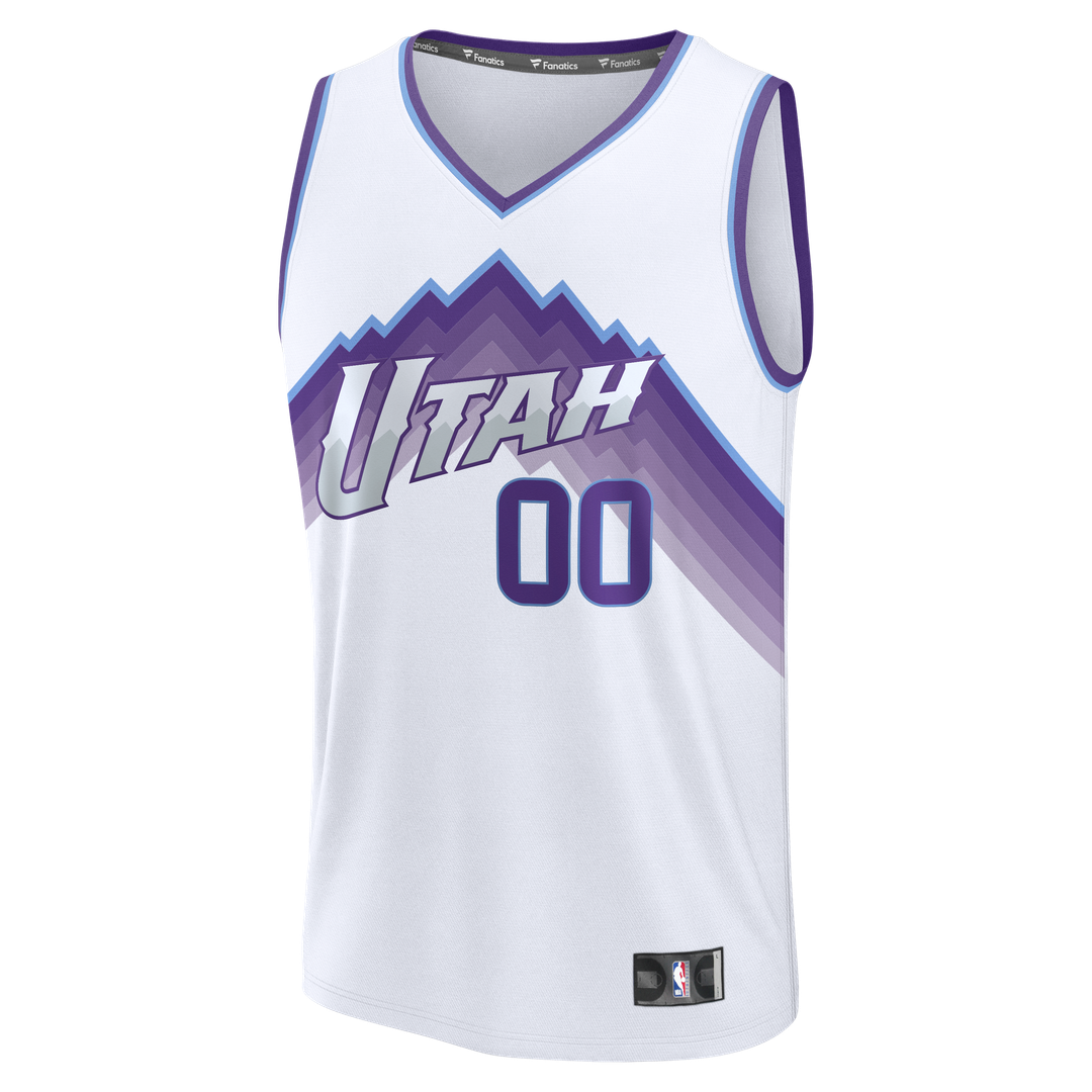 Utah Jazz | Youth Fast Break Replica Custom Jersey - Association Edition