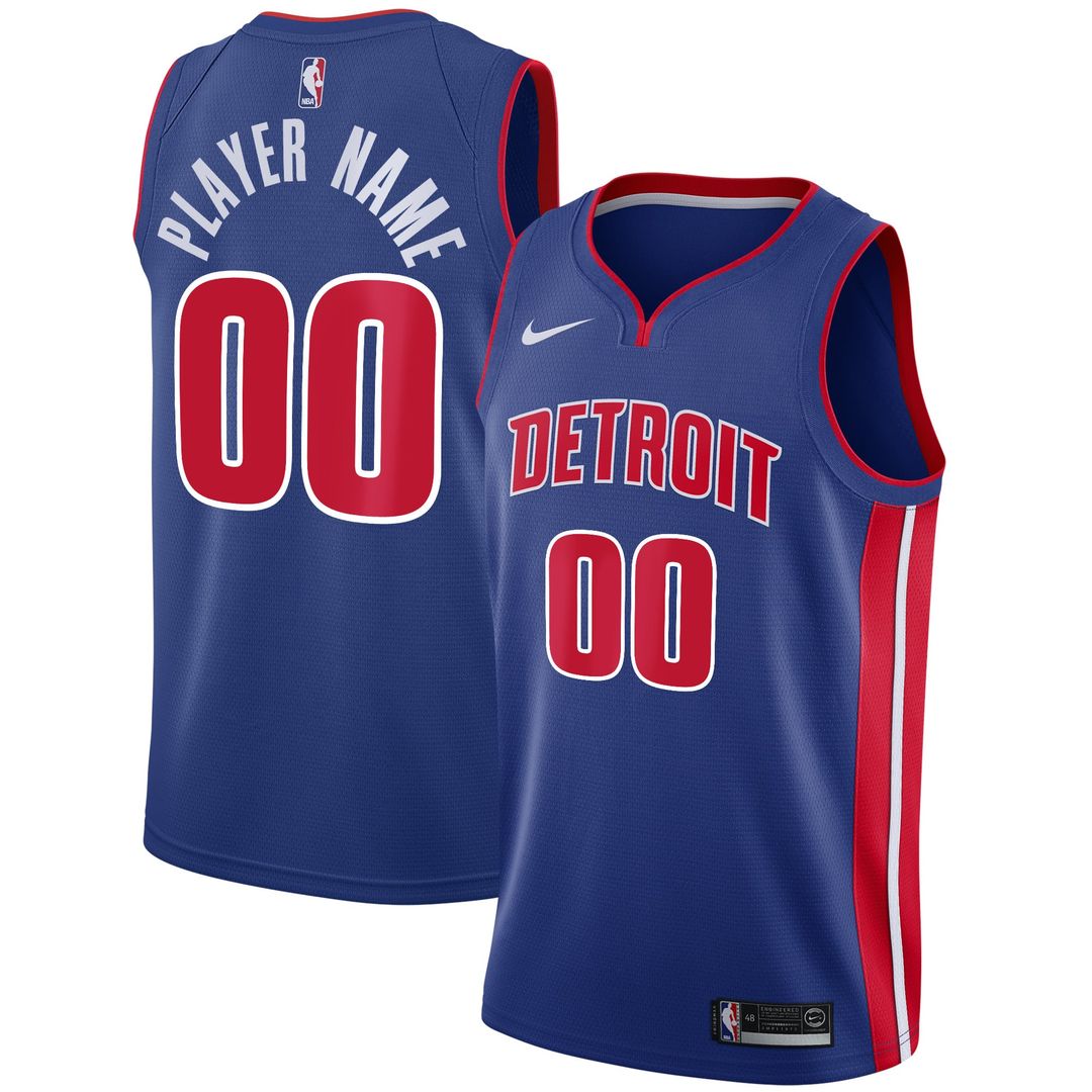 Detroit Pistons | Swingman Custom Jersey Blue - Icon Edition