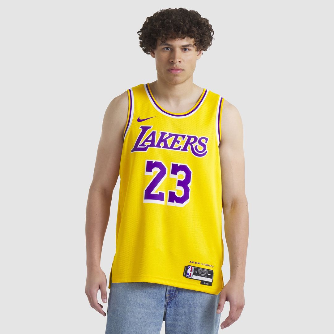 LeBron James | Los Angeles Lakers | Unisex Swingman Jersey - Icon Edition - Gold