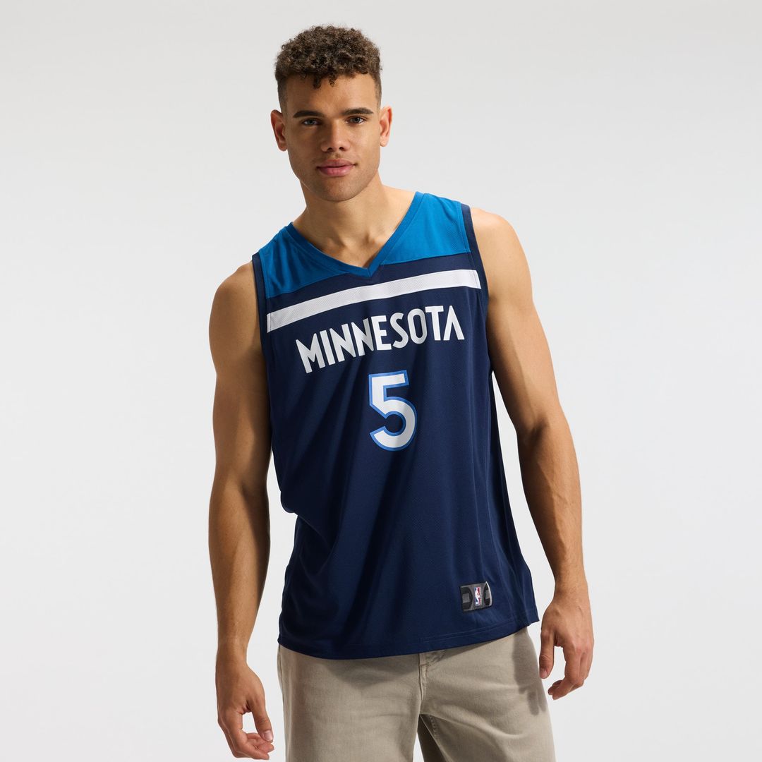 Anthony Edwards | Minnesota Timberwolves | Fast Break Replica Player Jersey - Icon Edition - Navy